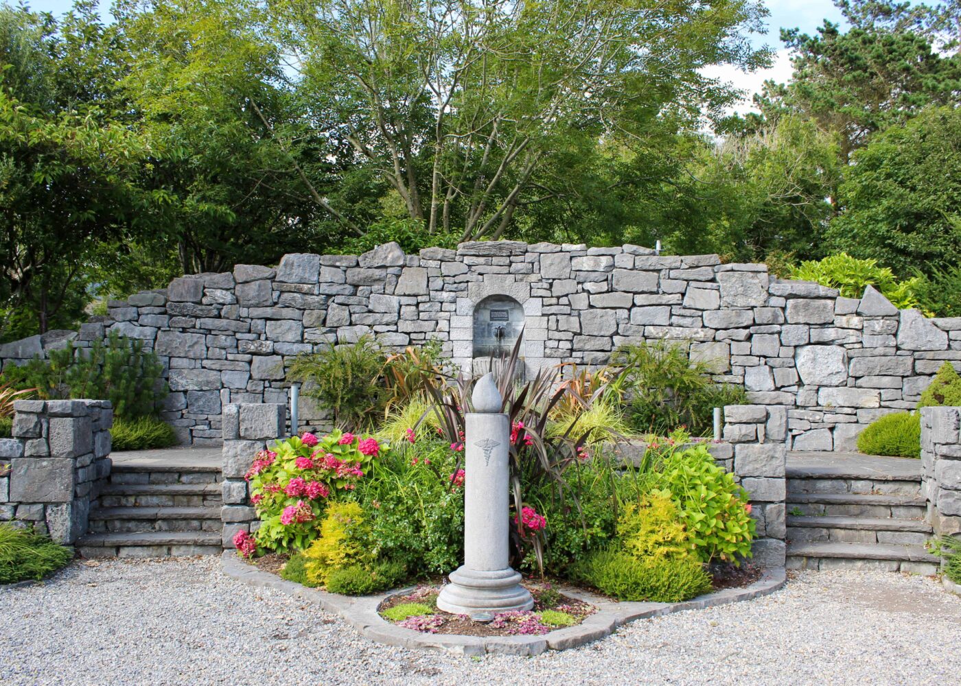 Circle of life garden interior at Salthill Hotel Galway
