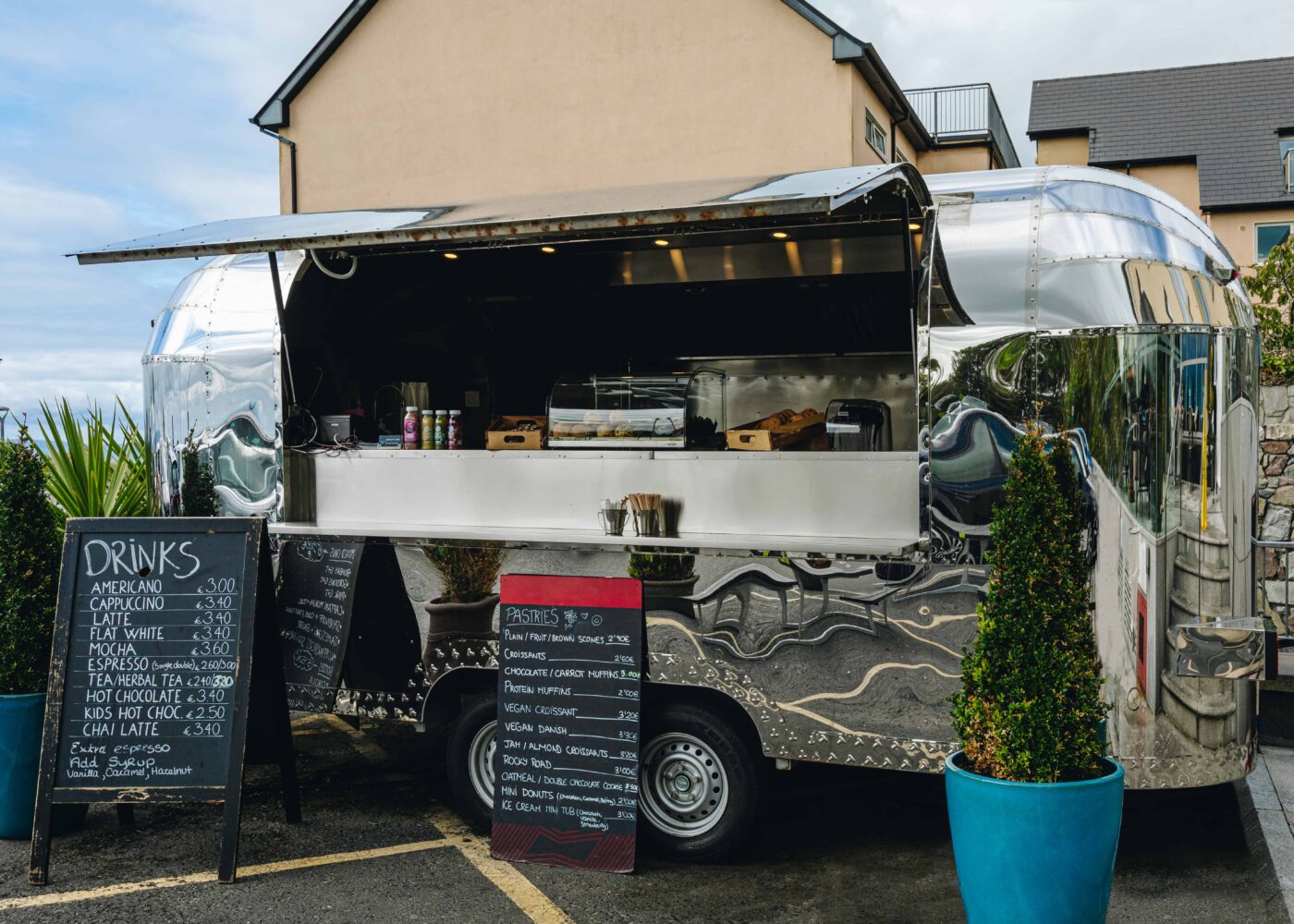 Landscape coffee truck at Salthill Hotel Galway