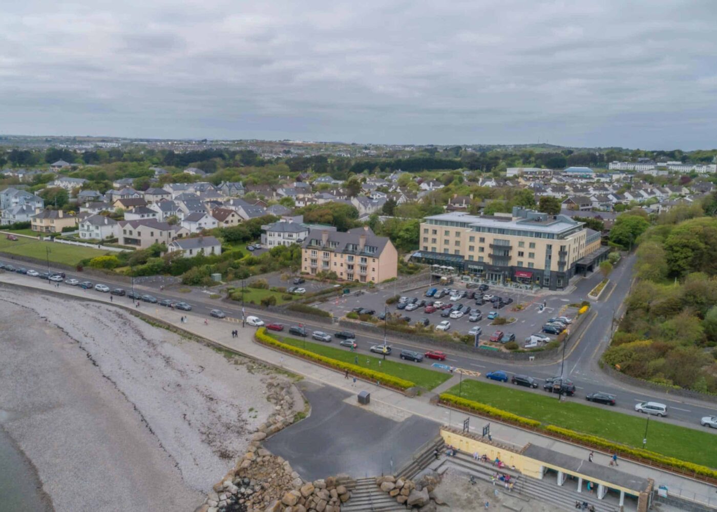 Aerial view of Salthill Hotel Galway
