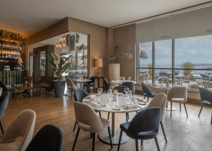 Experience luxury dining at the Salthill Hotel, Galway. Enjoy locally sourced Irish cuisine in our Prom Restaurant or a drink in our Blackrock Bar.