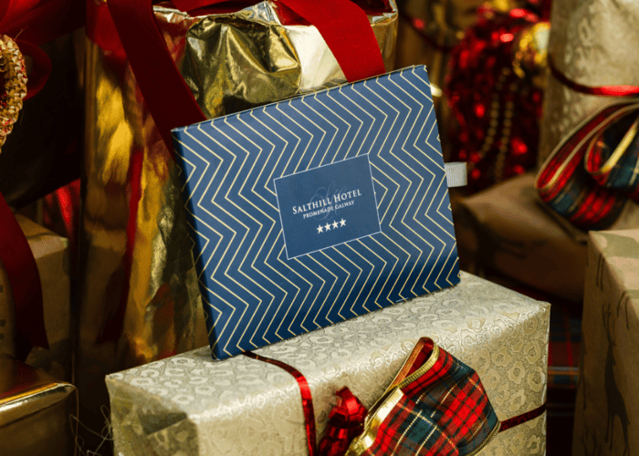 gift voucher at the Salthilll Hotel for Christmas